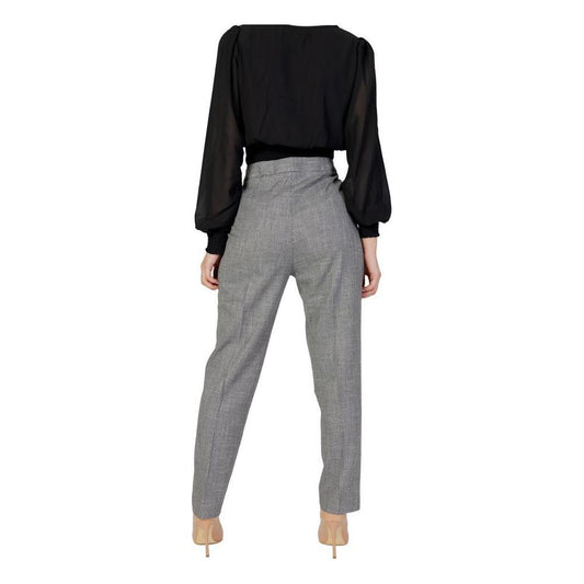 Morgan De Toi Black Polyester Pant MO-13440900009-IT44|L