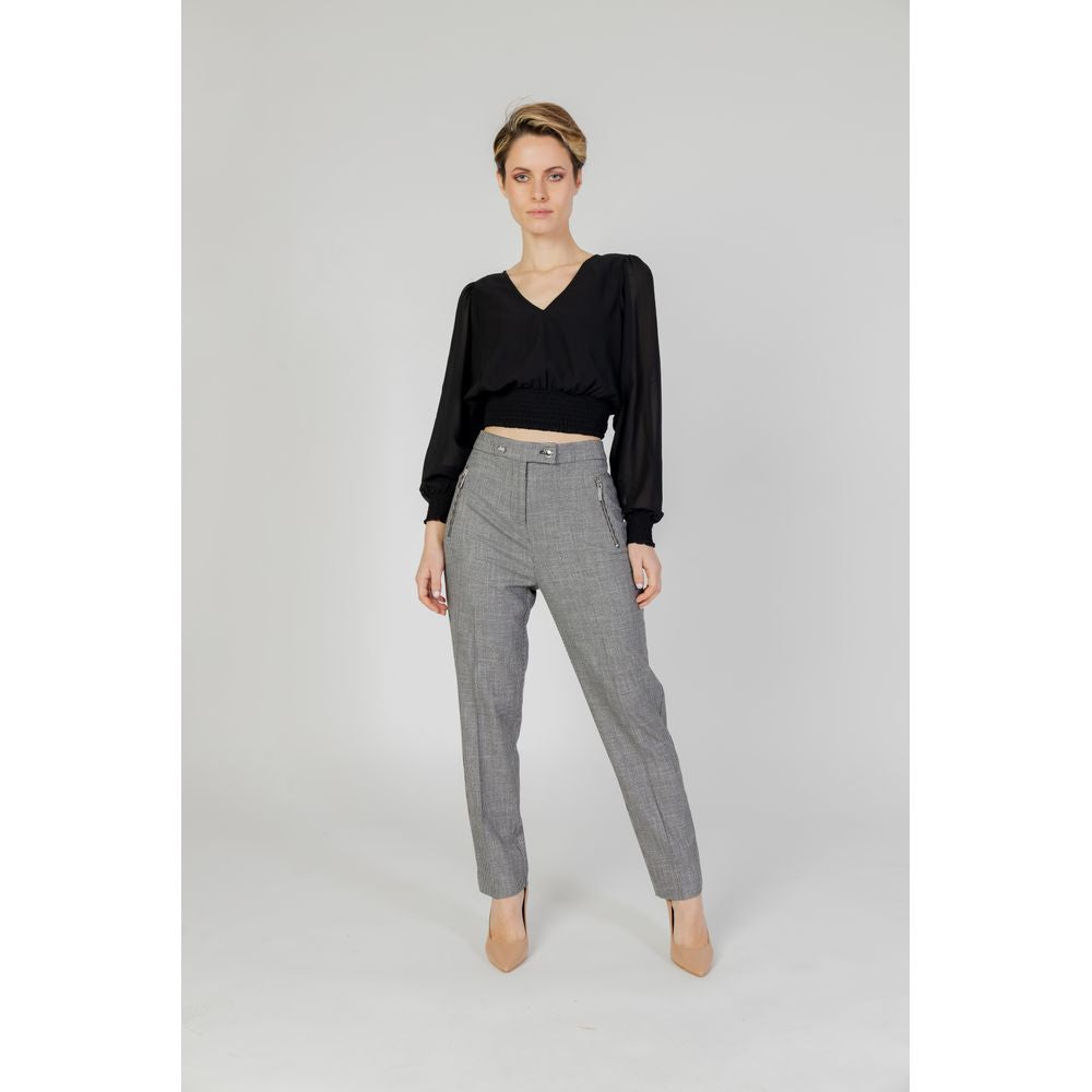 Morgan De Toi Black Polyester Pant