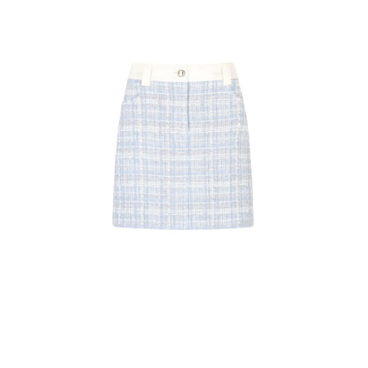 Morgan De Toi Blue Polyester Mini Skirt