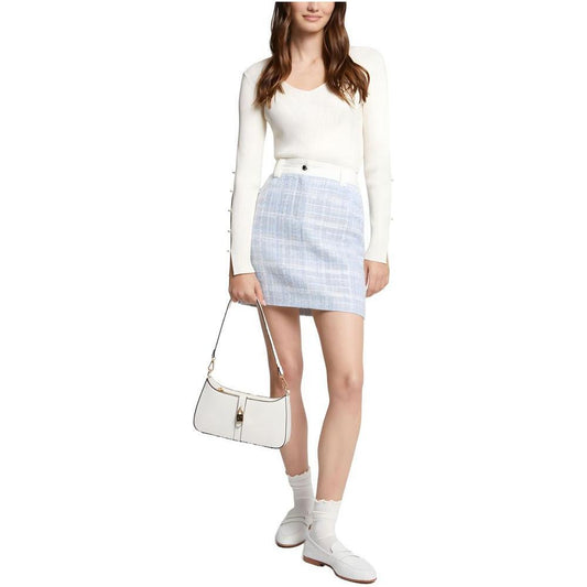 Morgan De Toi Blue Polyester Mini MO-13480200132-IT42|M