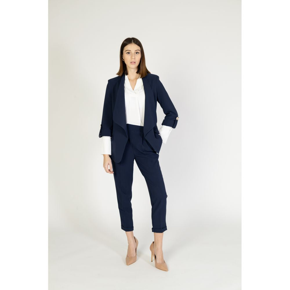 Rinascimento Blue Polyester Blazer RI-13508800010-IT40|S