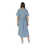 B.Young Light Blue Cotton Long BY-14925000347-IT36|XXS