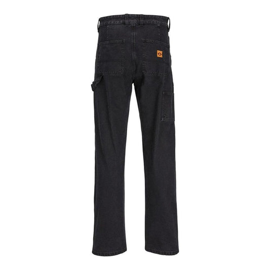 Jack Jones Black Cotton Relaxed Fit Jean JA-14199800009-W34 | L34