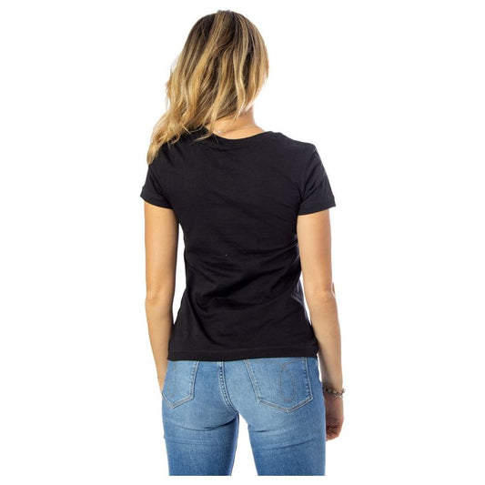 Calvin Klein Jeans Black Cotton Tops & T-Shirt