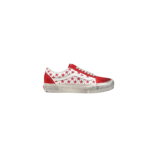 Vans Red Suede Leather Sneaker VA-15781400146-EU36/US6