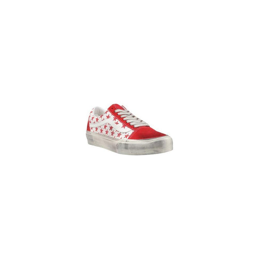 Vans Red Suede Leather Sneaker VA-15781400146-EU36/US6