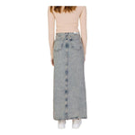 Calvin Klein Jeans Blue Cotton Skirt CA-13198200176-W27