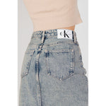 Calvin Klein Jeans Blue Cotton Skirt CA-13198200176-W27