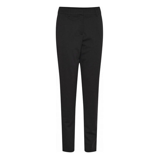 ICHI Black Recycled Polyester Pant IC-13339700009-IT42|M