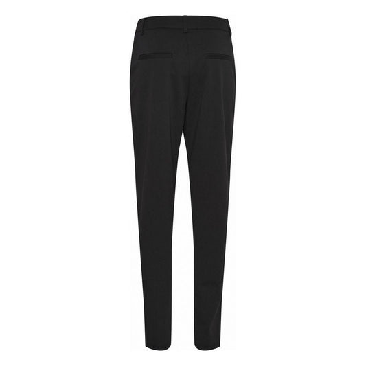 ICHI Black Recycled Polyester Pant IC-13339700009-IT42|M