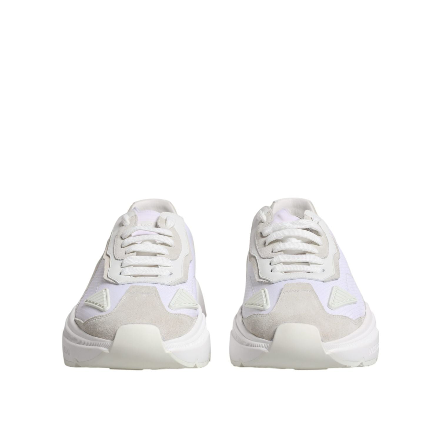 Dolce & Gabbana White Leather Daymaster Low Top Sneaker Shoes