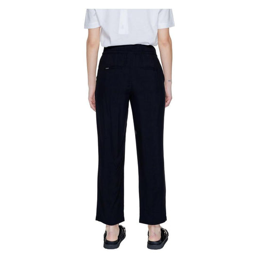 Street One Black Viscose Pant ST-14204800009-W40 | L28