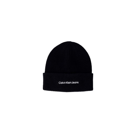 Calvin Klein Jeans Black Cotton Caps Baseball Hat CA-11531300009-ONE SIZE