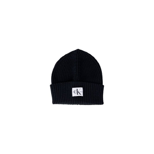 Calvin Klein Jeans Black Wool Caps Baseball Hat CA-11532300009-ONE SIZE