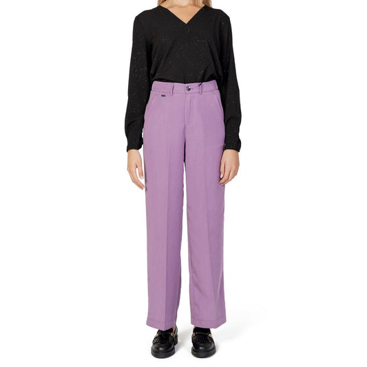 Street One Purple Lyocell Pant ST-13004602611-W40 | L30