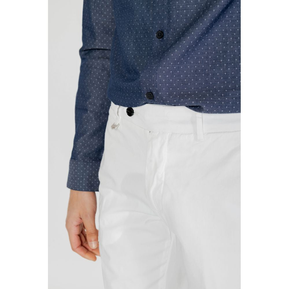Antony Morato Cream Cotton Skinny Pants