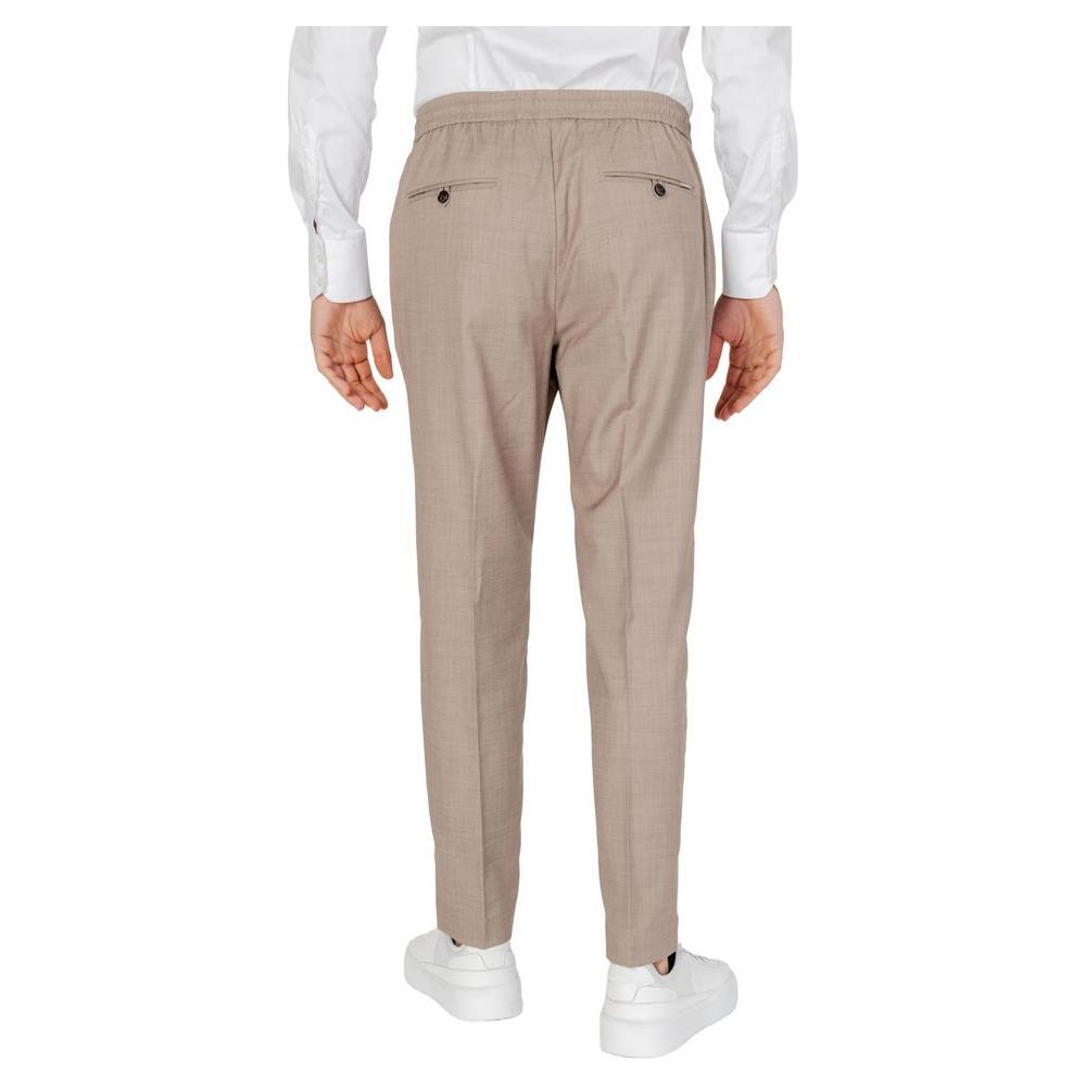 Antony Morato Beige Polyester Pant AN-13371000127-52/36 (W38)