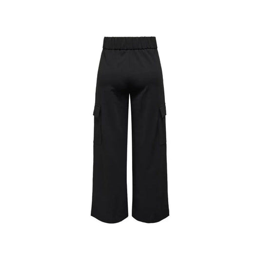 Jacqueline De Yong Black Polyester Pant JA-13545800009-S/32