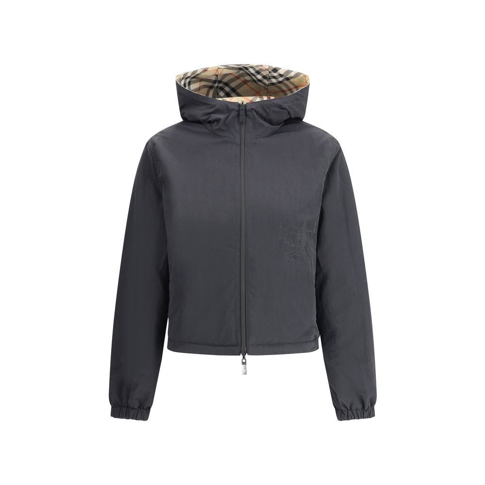 Burberry Brown Polyester Shell Jacket