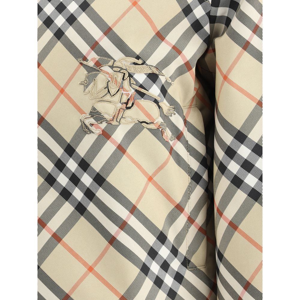 Burberry Brown Polyester Shell Jacket
