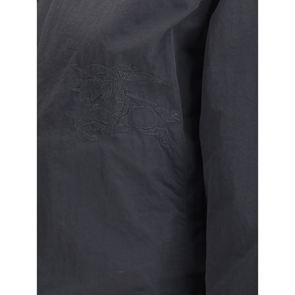 Burberry Brown Polyester Shell Jacket
