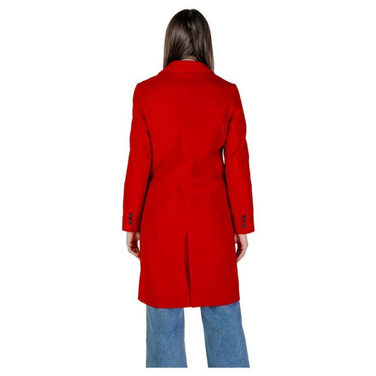 Vero Moda Red Polyester Coat VE-15966900146-IT44|L