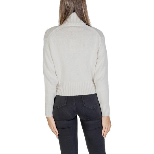 Calvin Klein Jeans Cream Cotton Sweater CA-14574400143-IT40|S