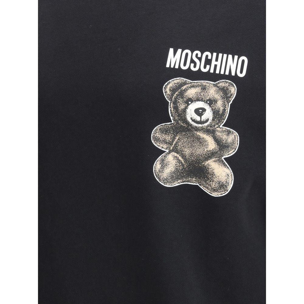 Moschino Teddy Bear Sweatshirt 1728,72470364320,Black,Clothing,L,M,Men,Men - Clothing,Moschino,New with tags,Sweaters - Men - Clothing,XL MO-251ZZV170202281555-L