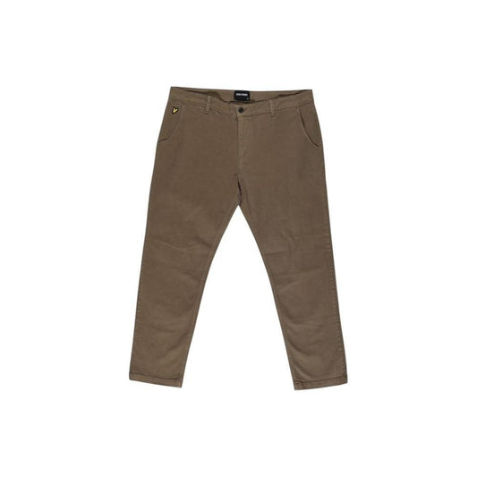 Lyle & Scott Beige Cotton Pant LY-15822800309-W38