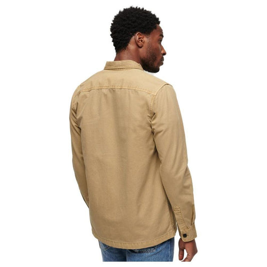 Superdry Beige Cotton Shirt SU-15870000127-IT54 | XXL