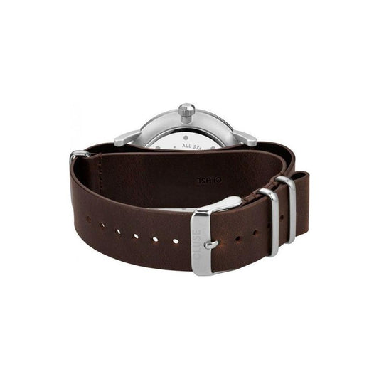 Cluse Brown Leather Watch 1728,67434610848,Brown,Cluse,New with tags,Watches,Watches for Women - Watches,Women CLCW0101501008AC