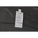 Dolce & Gabbana Sleek Gray Single-Breasted Waistcoat Vest Dolce & Gabbana Dark Slate Gray
