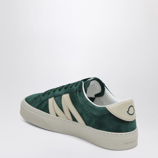 Moncler Green suede leather Monaco2 trainer LDin,Men,Men > Shoes,Men > Shoes > Sneakers,Spring - Summer 2025,Yes Eu 4M001-80M6070/Q_MONCL-85E_600