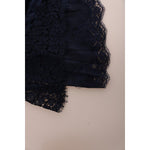 Dolce & Gabbana Blue Taormina Floral Lace Sheath Dress DR1309-1