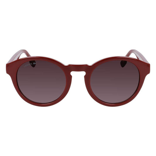 Lacoste Red Injected Women's Sunglasses, Model L952SRG-615, with 50/23/145mm dimensions, made of injected material, category 3.
