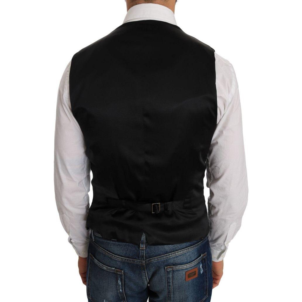 Dolce & Gabbana Black Polka Dot Pattern Vest TSH2074-1