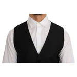 Dolce & Gabbana Black Polka Dot Pattern Vest TSH2074-1