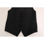 Dolce & Gabbana Black Polka Dot Pattern Vest TSH2074-1