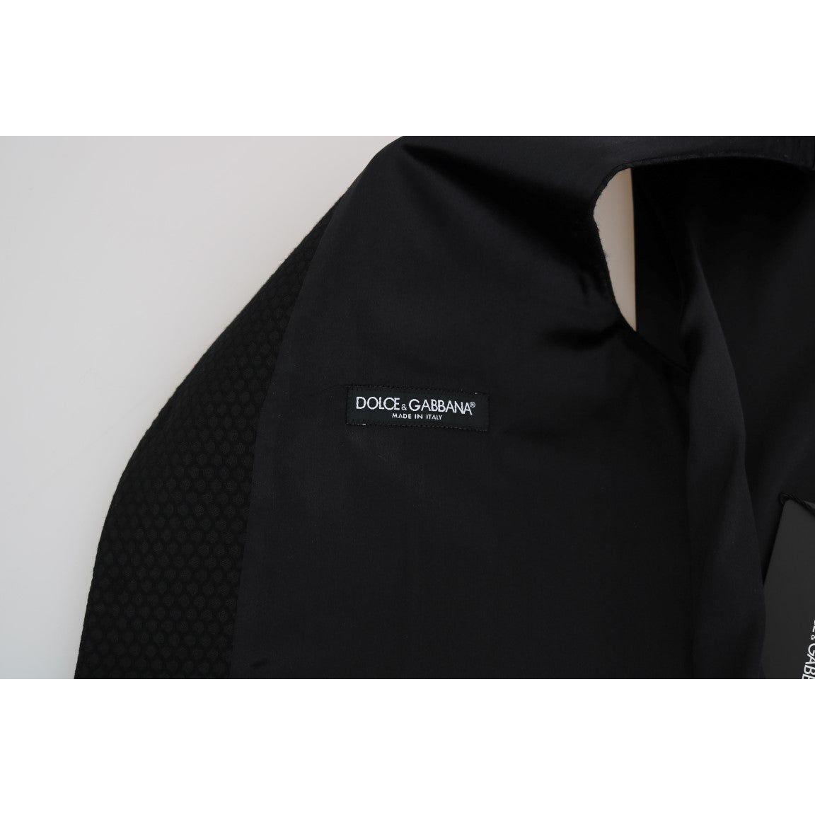 Dolce & Gabbana Black Polka Dot Pattern Vest TSH2074-1
