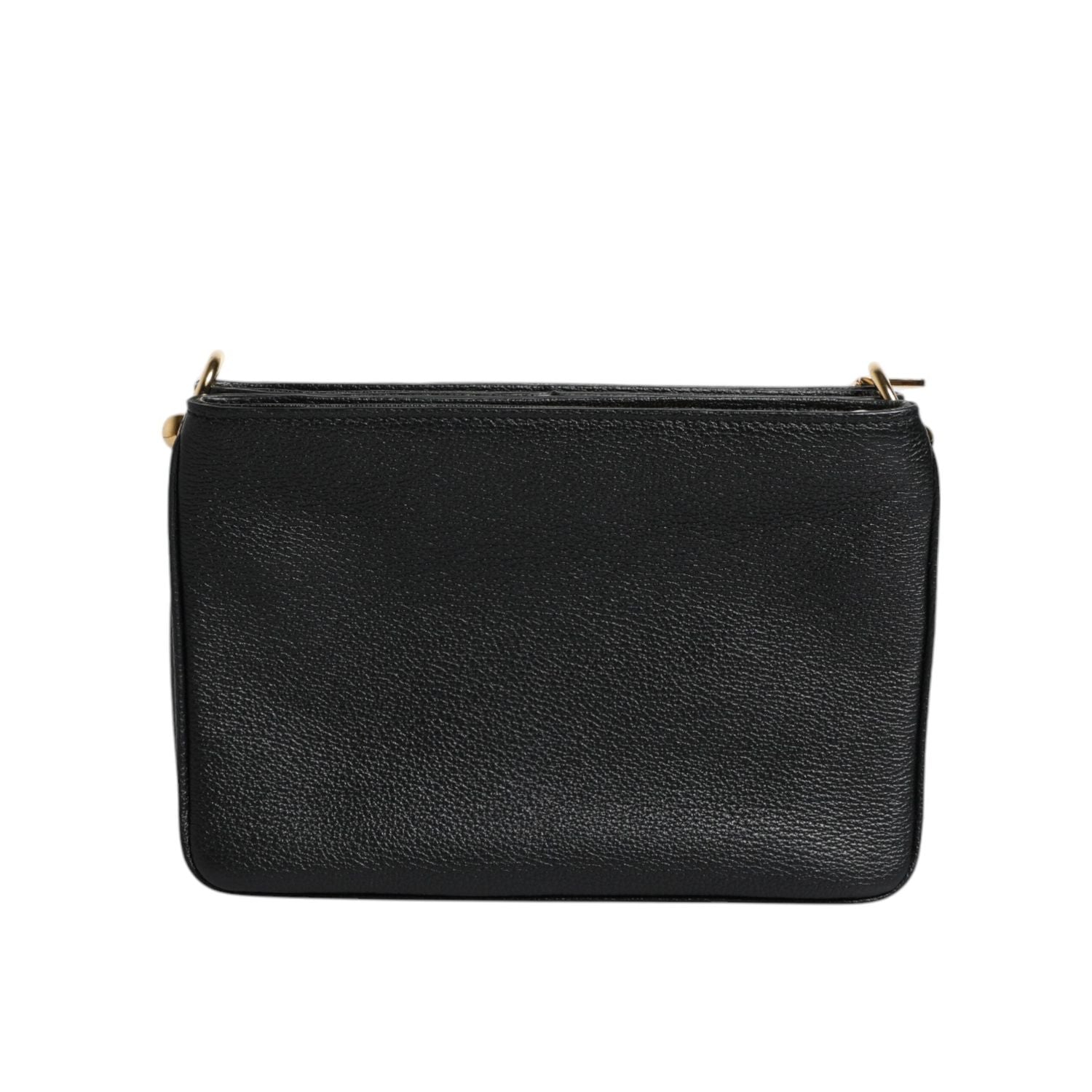 Front view with bag zipped and handles upright.