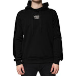 Dolce & Gabbana Black Crown Cotton Hooded Sweatshirt Sweater TSH7911-50