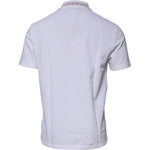 Versace White Viscose Collared Men Polo Short Sleeves T-shirt TSH87198-50