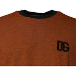 Dolce & Gabbana Brown DG Logo Cotton Crew Neck T-shirt TSH87577-44