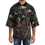 Dolce & Gabbana Black Volcano Sicily Short Sleeve T-Shirt TSH2285-4
