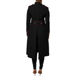 Dolce & Gabbana Black Single Breasted Trench Coat Jacket JKT4195-38
