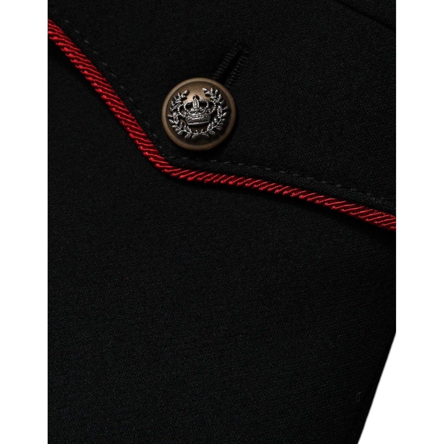 Dolce & Gabbana Black Single Breasted Trench Coat Jacket JKT4195-38