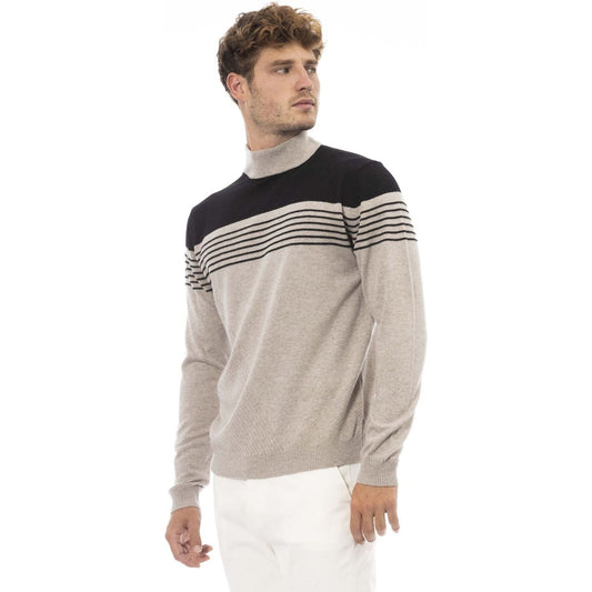 Alpha Studio Sweaters AU123H_9003SABBIANERO:401499