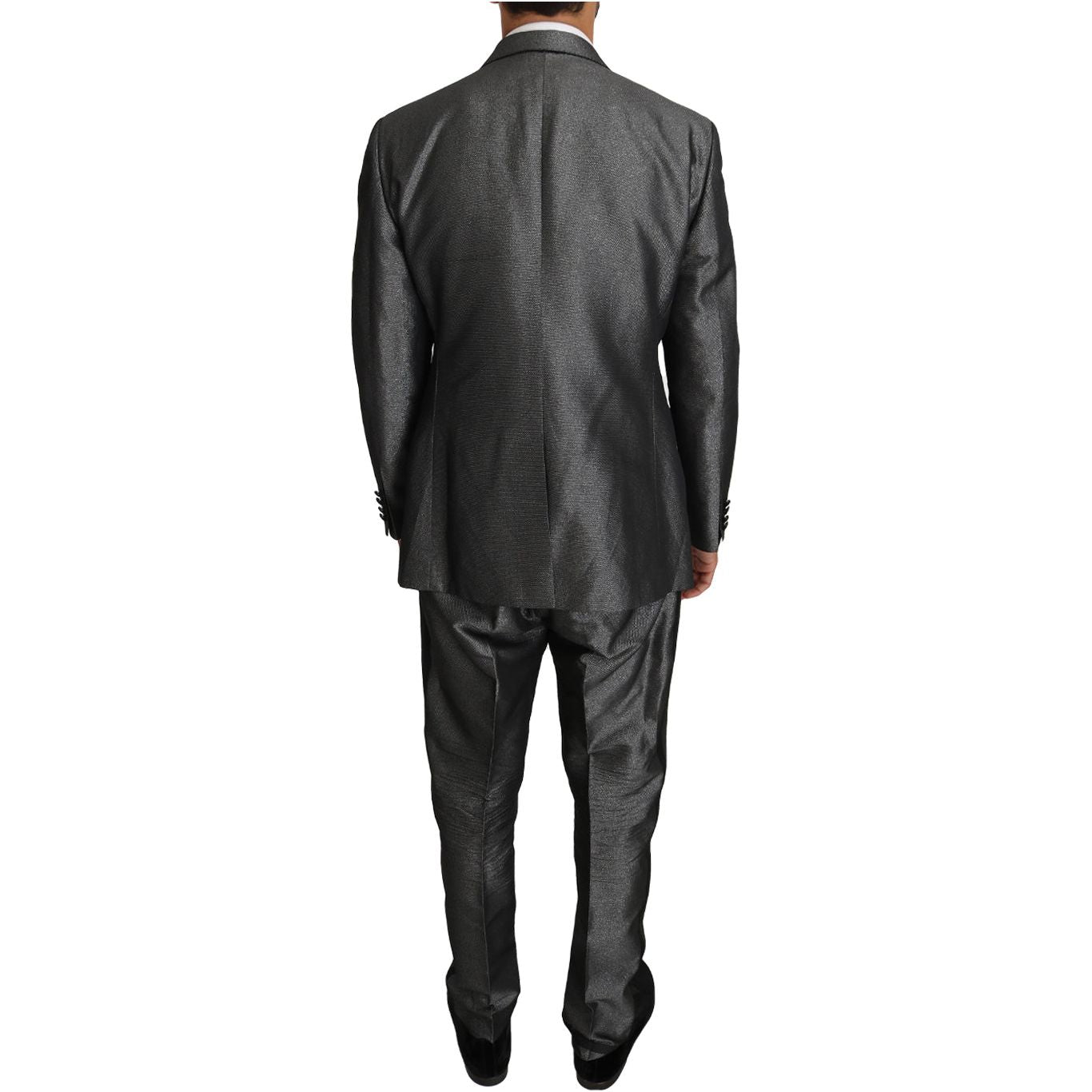 Dolce & Gabbana Gray Patterned MARTINI 2 Piece Suit KOS1210-1