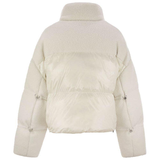 Moose Knuckles White Nylon Jackets & Coat MO-14458-XS