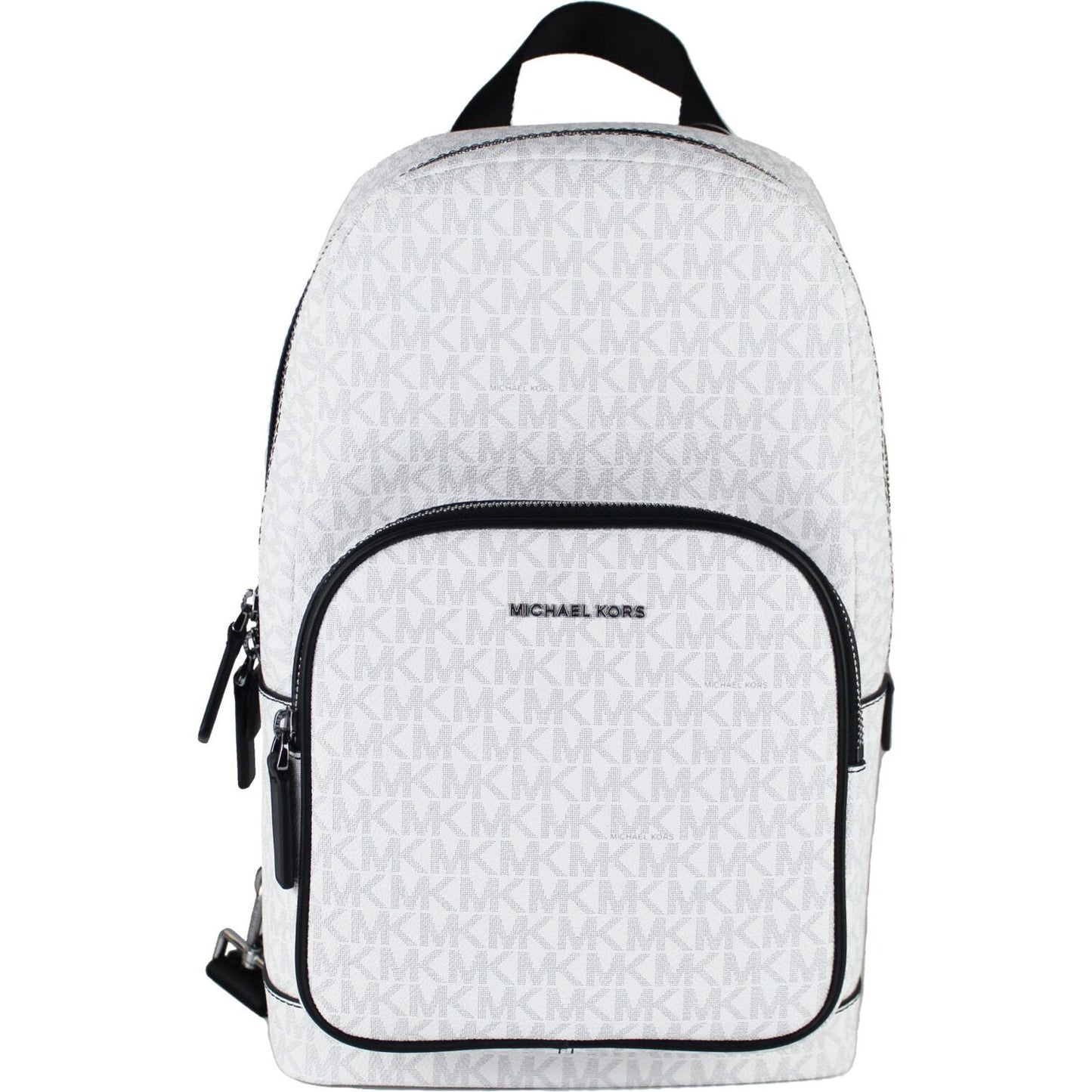 Michael Kors Cooper Medium White Signature PVC Sling Backpack 99208